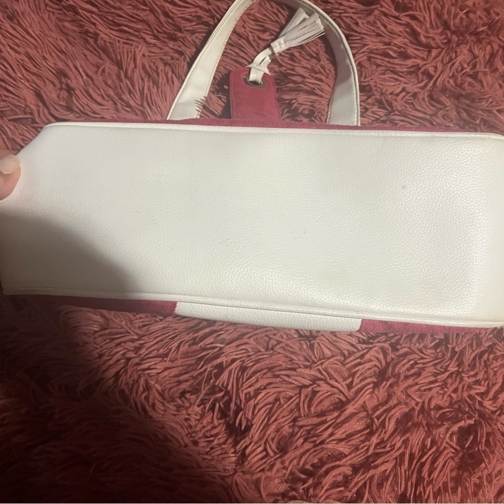 🛍Bundle sale🛍Vintage Estée Lauder pink purse faux suede - Picture 6 of 7